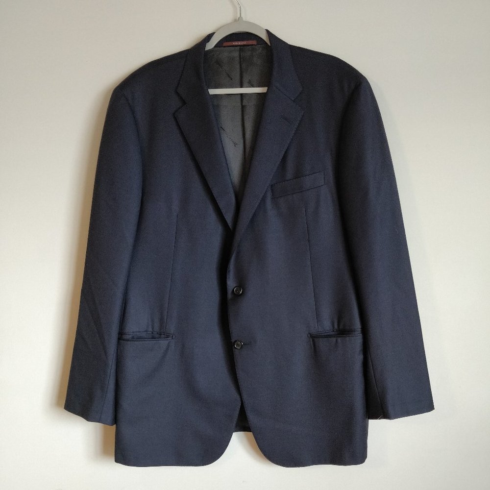 Hickey Freeman 100% Worsted Wool Blazer 48L